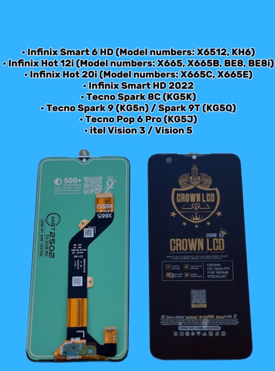 Comp - Infinix X6512/X6511/X665/BE8/KH6/KG5/KG5K/itel Vision 3