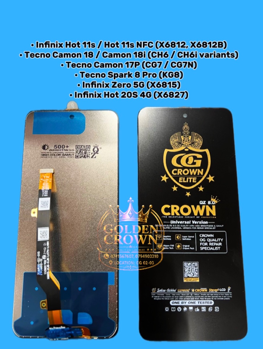 Comp - Infinix X6812/CH6/CG7/KG8/X6815/X6827